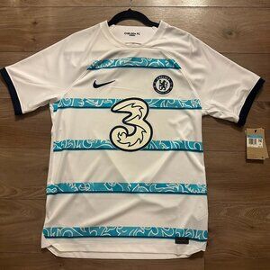 Brand New Nike Chelsea FC Away Jersey 22/23 Medium White/Blue